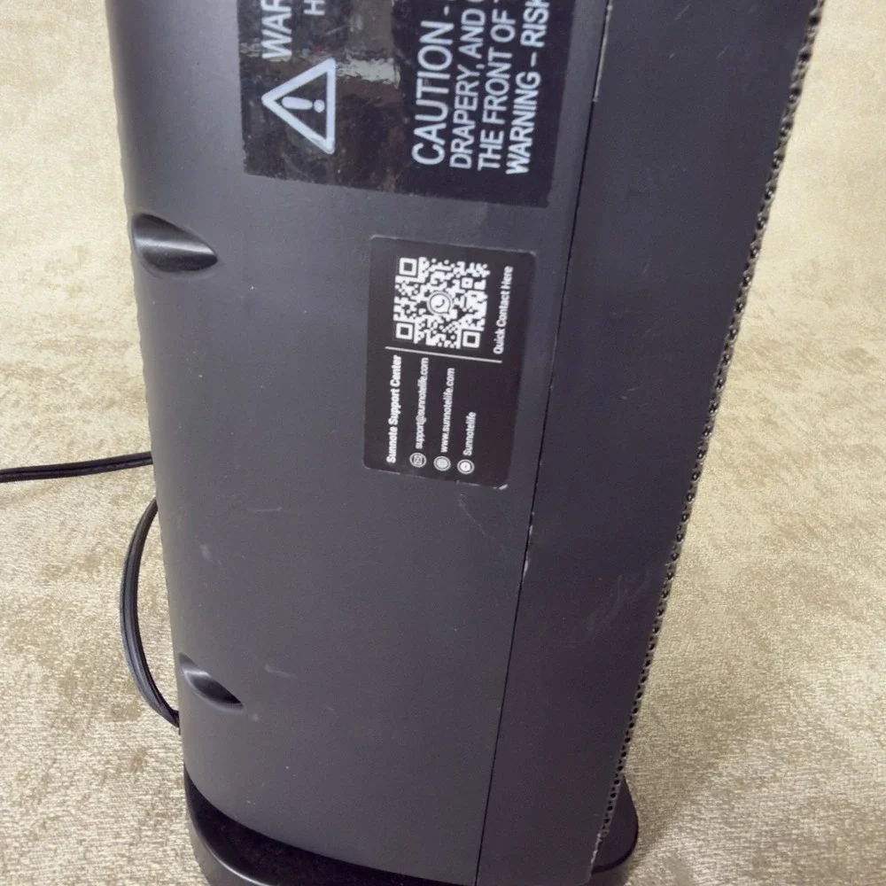 Sunnote Space Heater for Indoor Use, 1500W Fast Heating, Electric & Portable